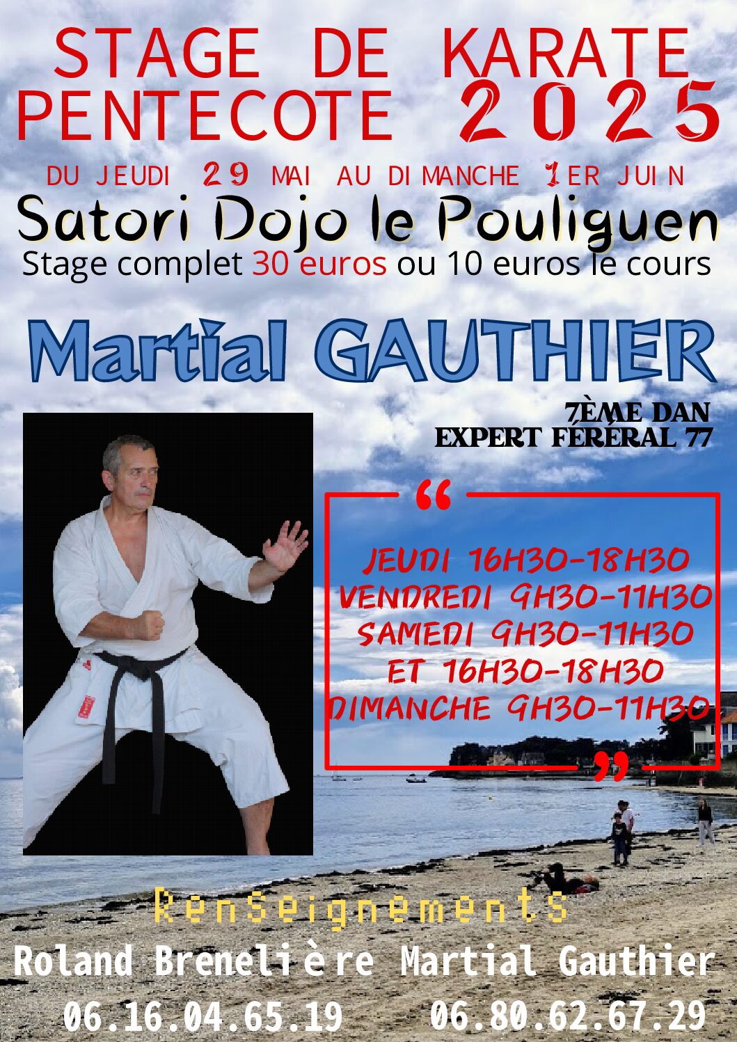 Stage de Karaté Pentecote Martial Gauthier